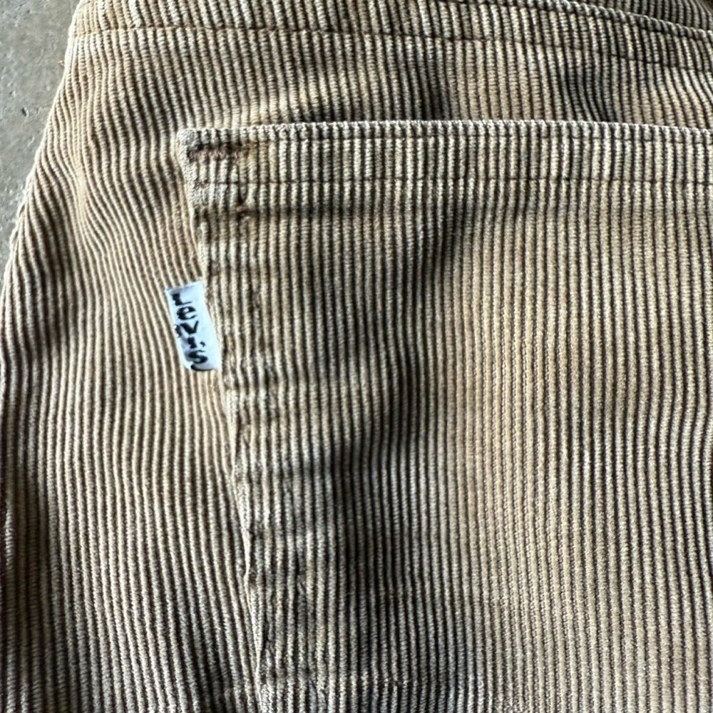Vintage 70s Levi's Beige Corduroy Trousers